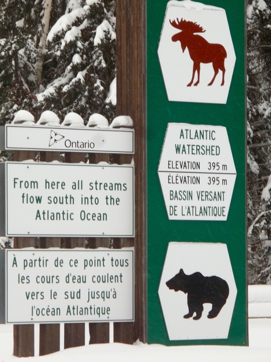 Atlantic Watershed sign